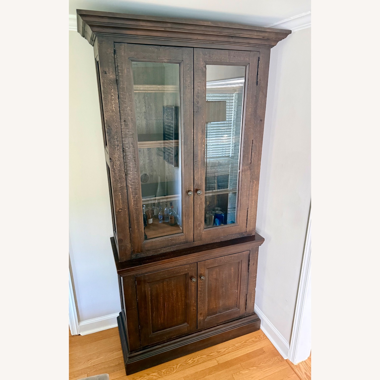 Restoration Hardware Salvage Wood Sideboard & Hutch (2) - image-10