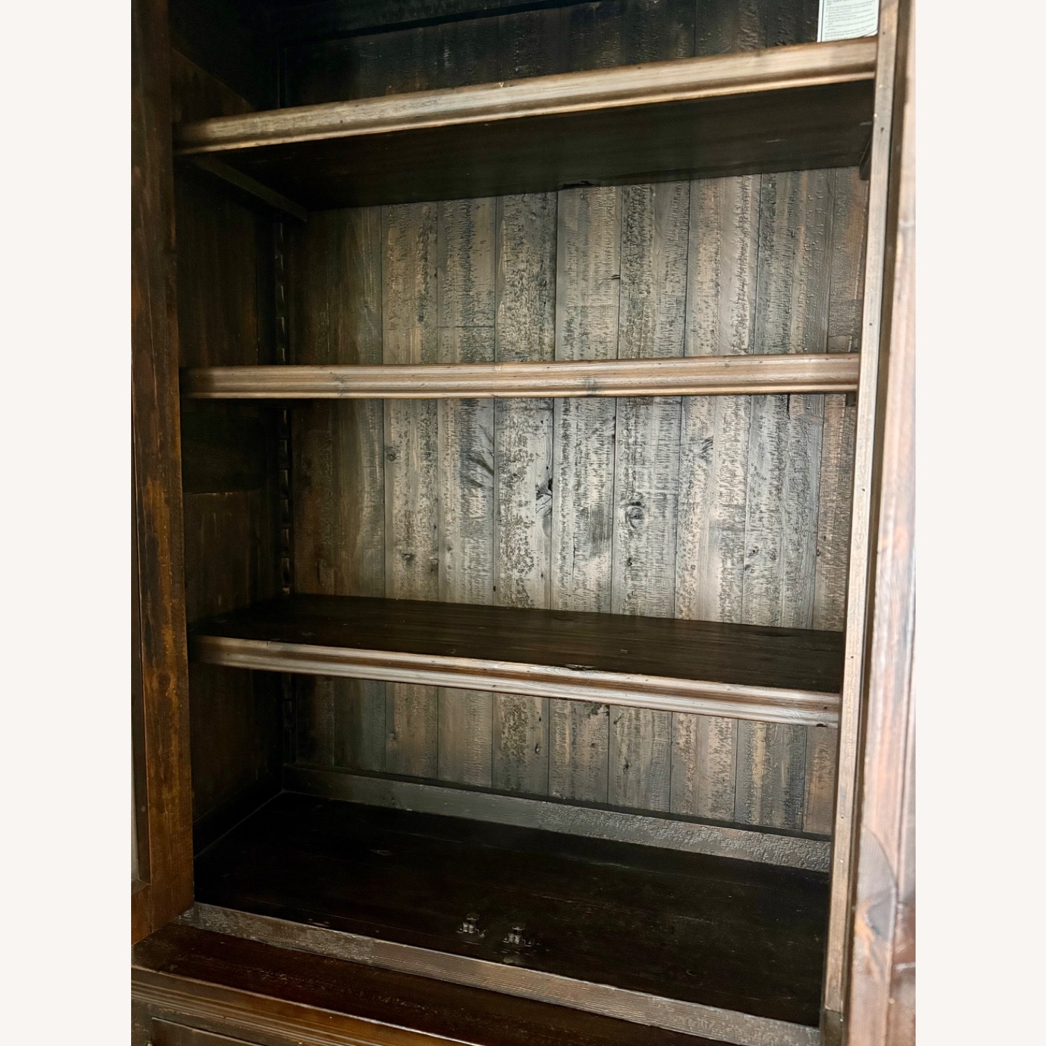 Restoration Hardware Salvage Wood Sideboard & Hutch (2) - image-5