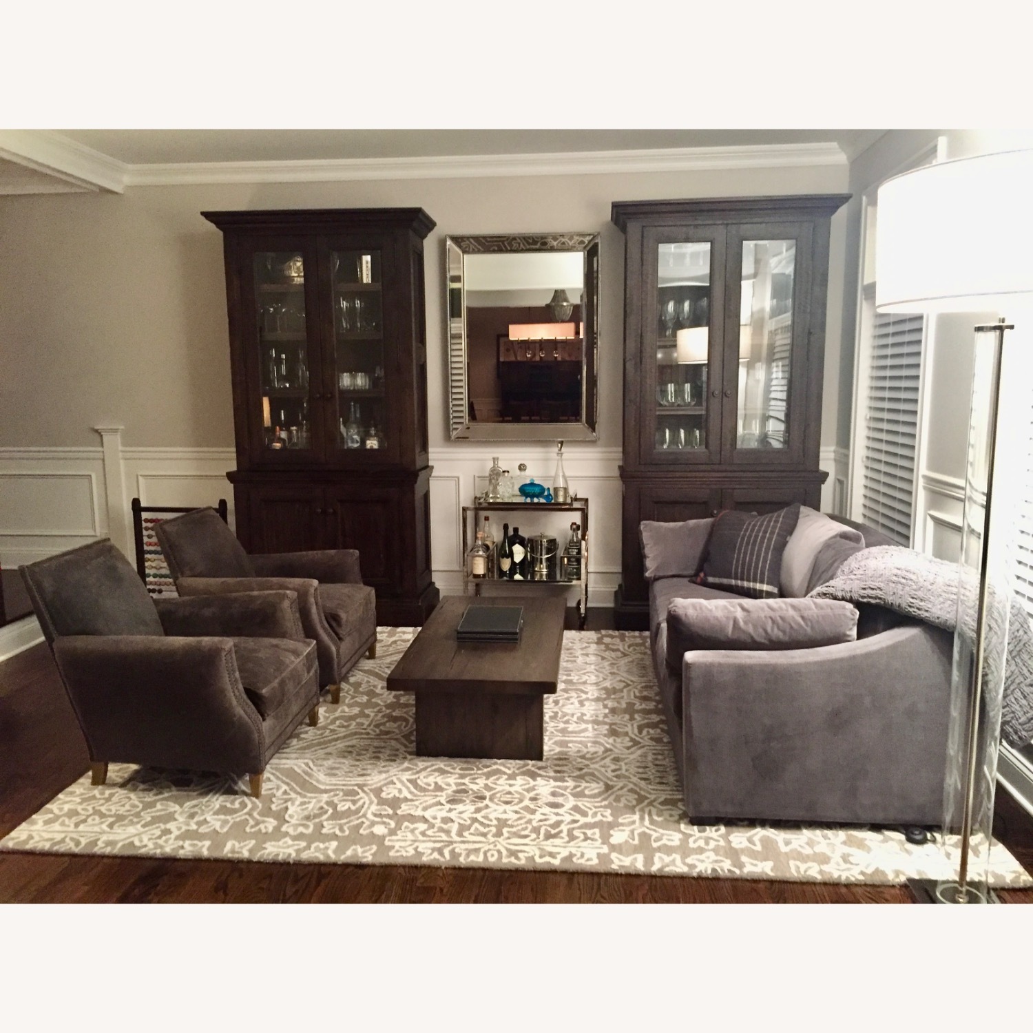 Restoration Hardware Salvage Wood Sideboard & Hutch (2) - image-12