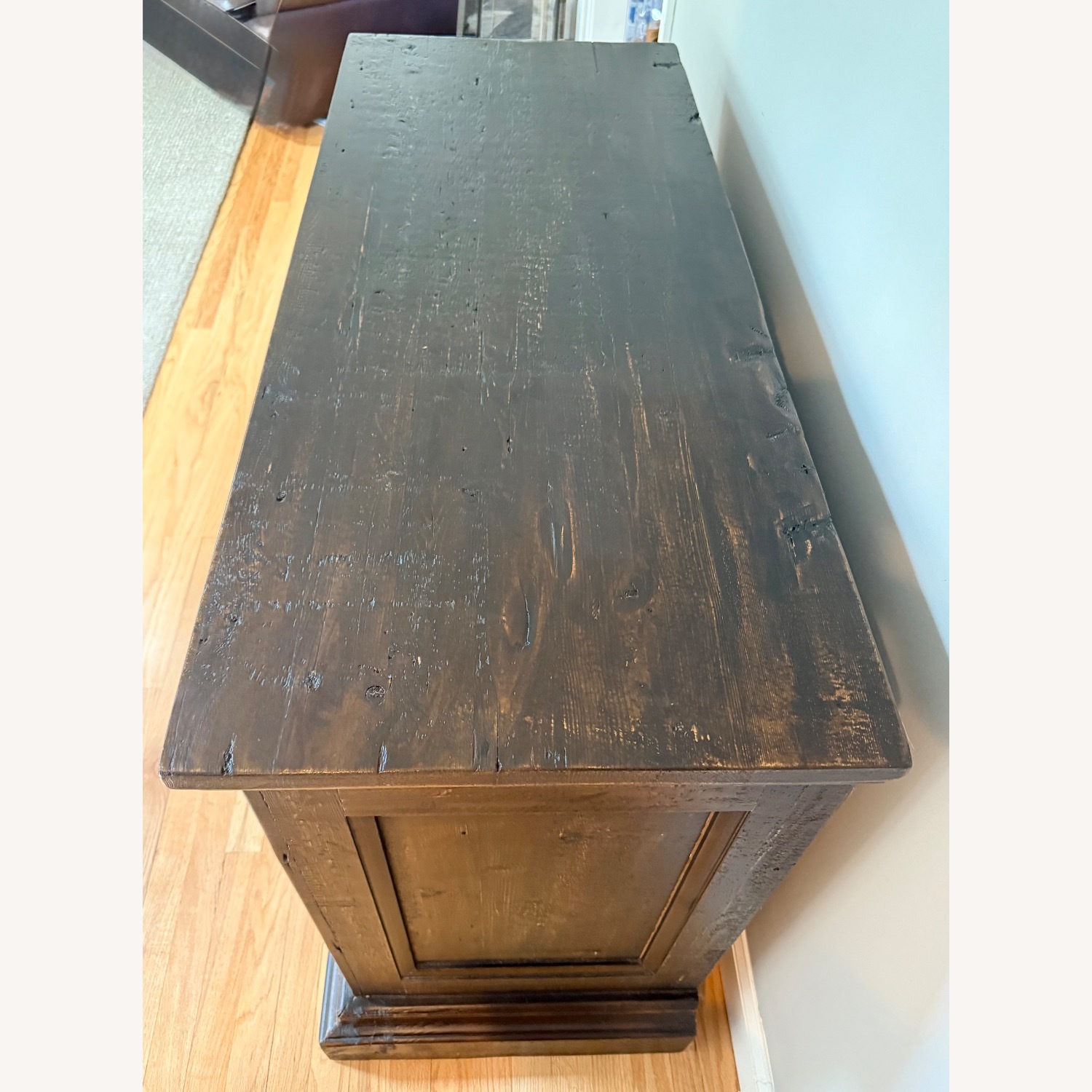 Restoration Hardware Salvage Wood Sideboard & Hutch (2) - image-9