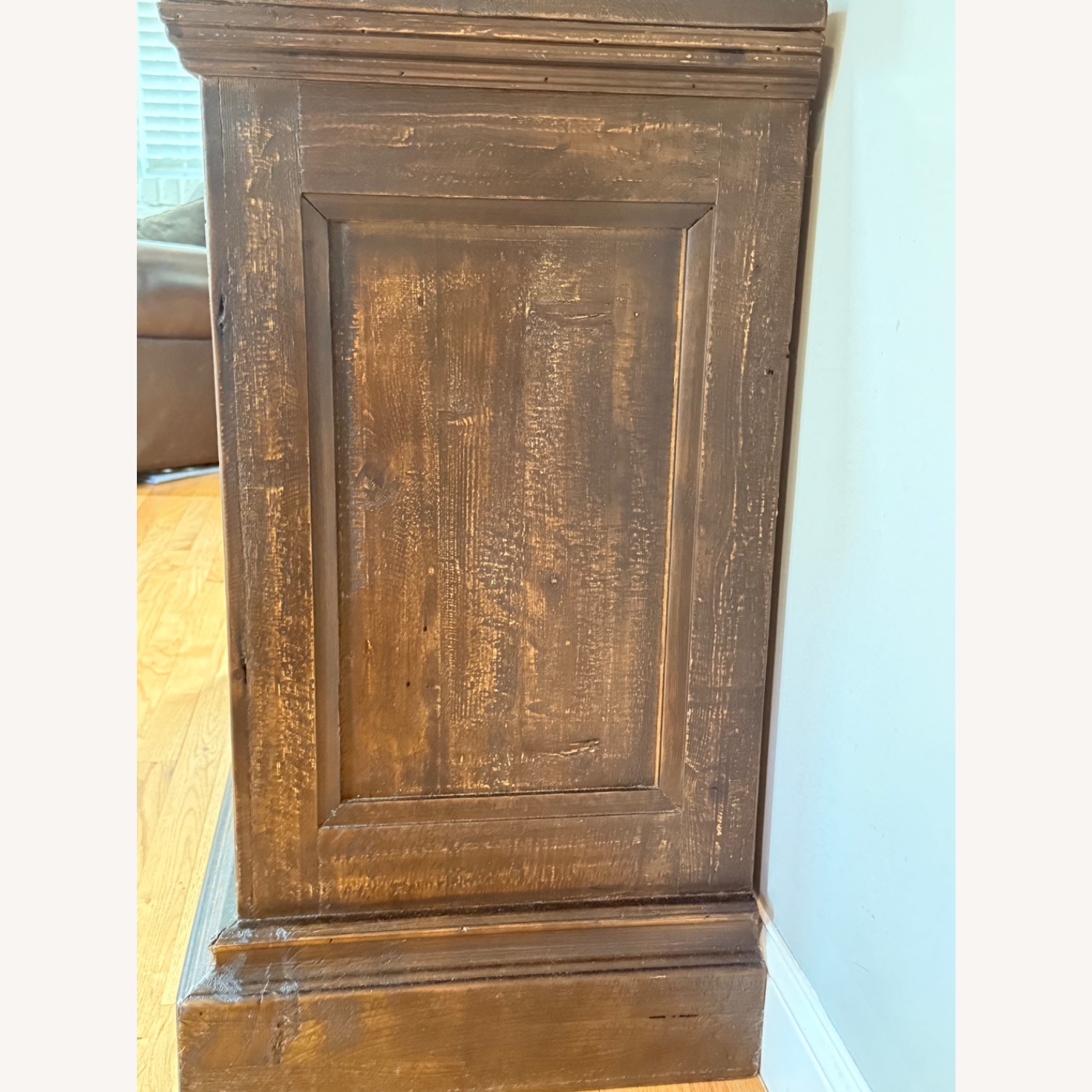 Restoration Hardware Salvage Wood Sideboard & Hutch (2) - image-8