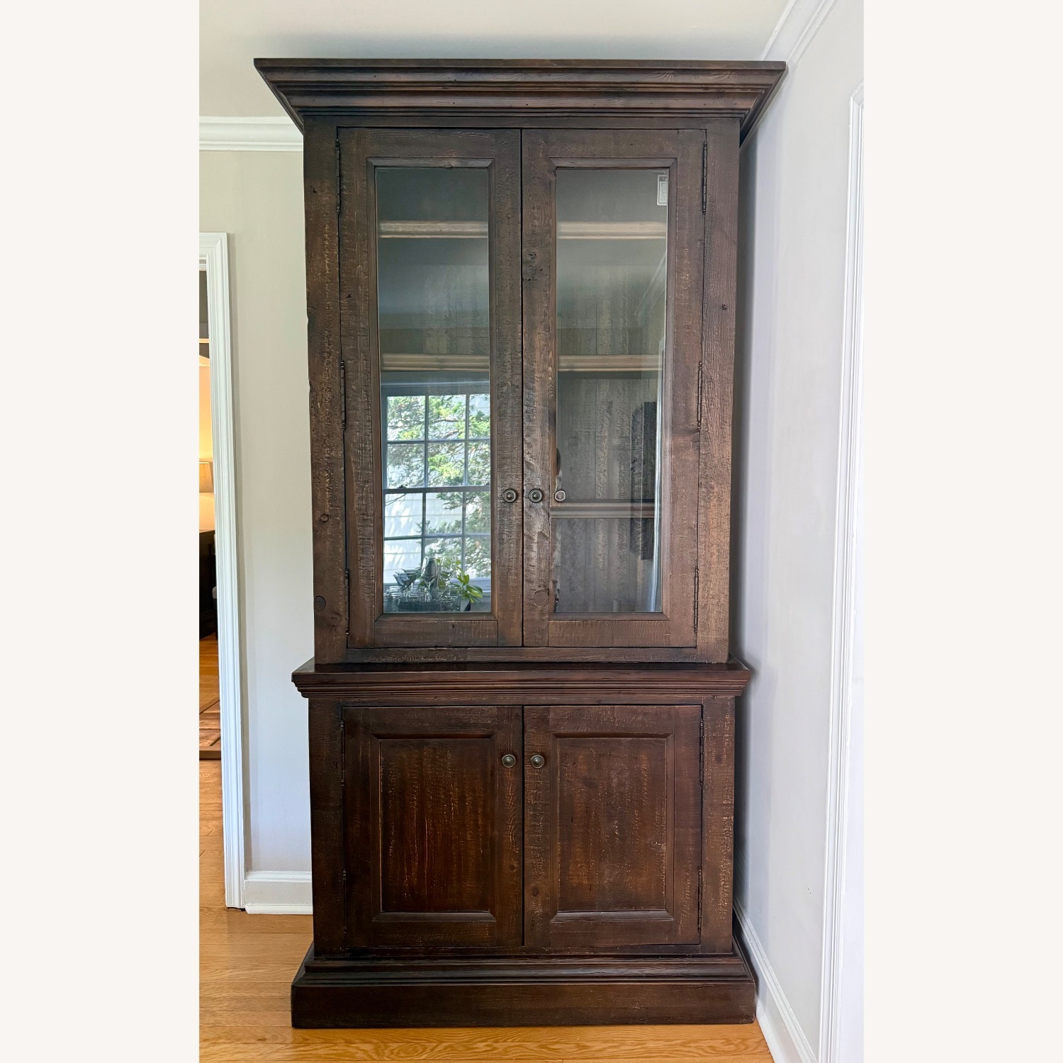 Restoration Hardware Salvage Wood Sideboard & Hutch (2) - image-11