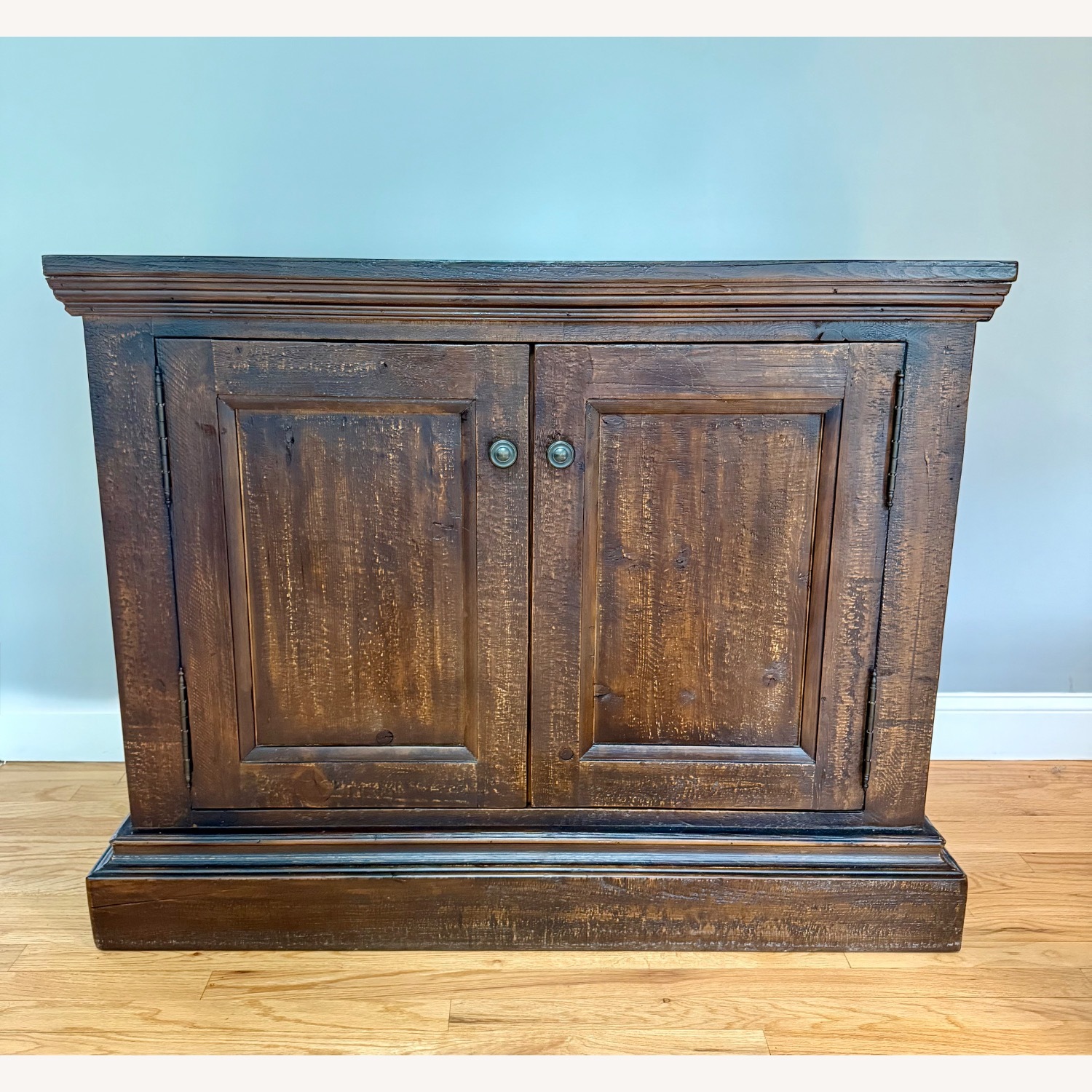 Restoration Hardware Salvage Wood Sideboard & Hutch (2) - image-7