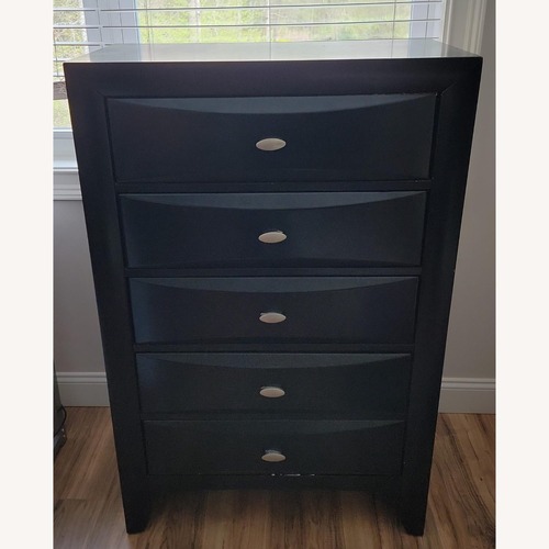 Used Black Wood Chest for sale on AptDeco
