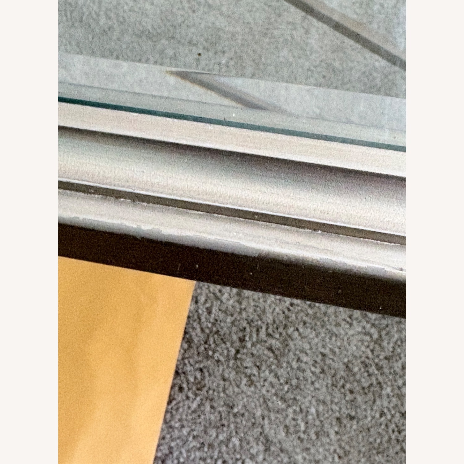 Ethan Allen Josie Gold Glass Coffee Table - image-4