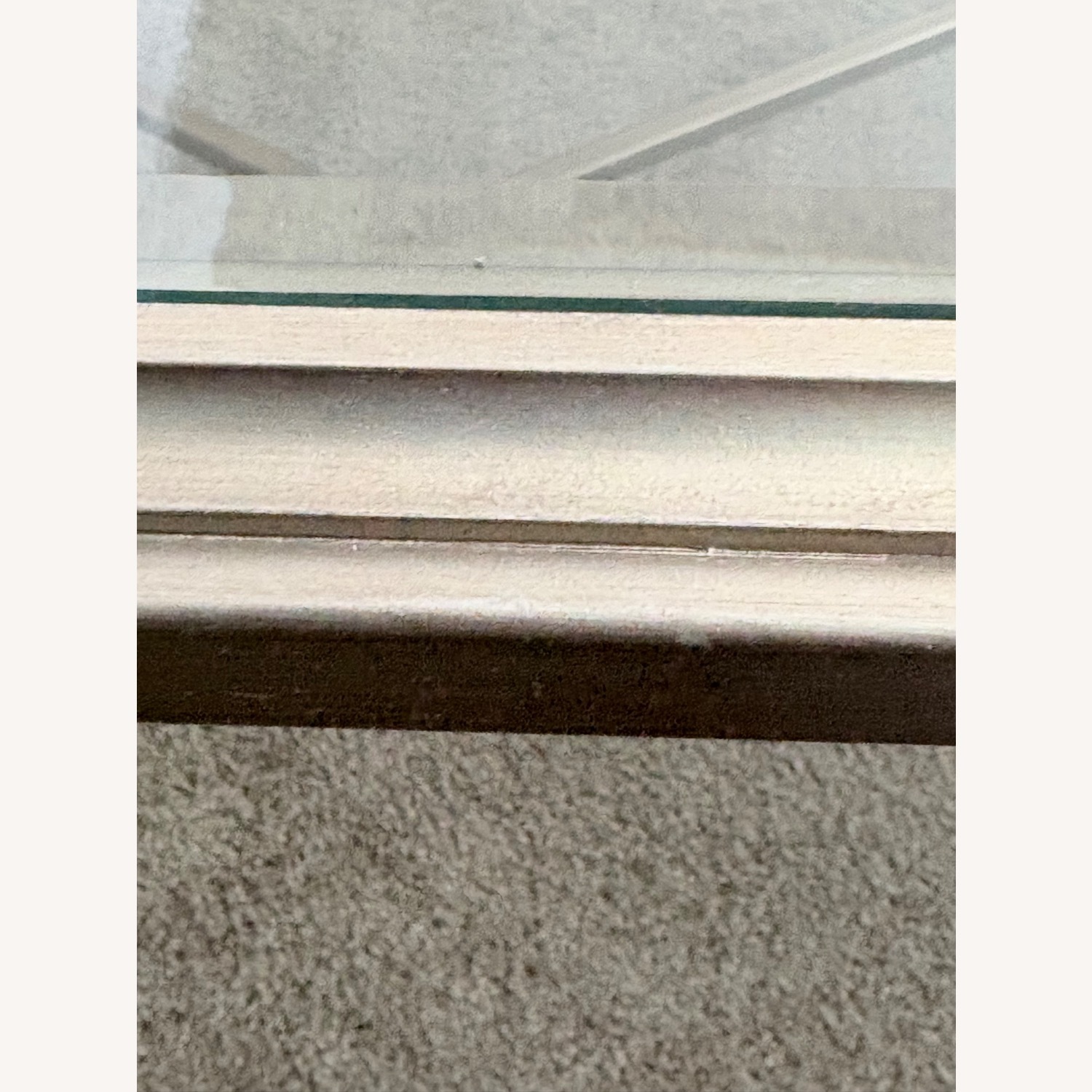 Ethan Allen Josie Gold Glass Coffee Table - image-2