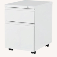 Herman Miller White File Cabinet/ Office Pedestal
