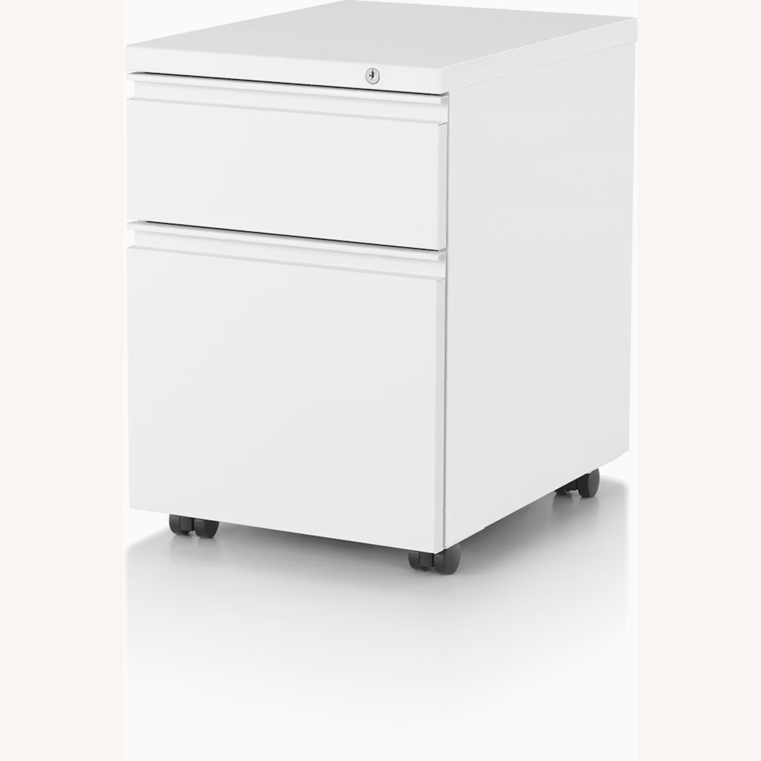 Herman Miller White File Cabinet/ Office Pedestal - image-7