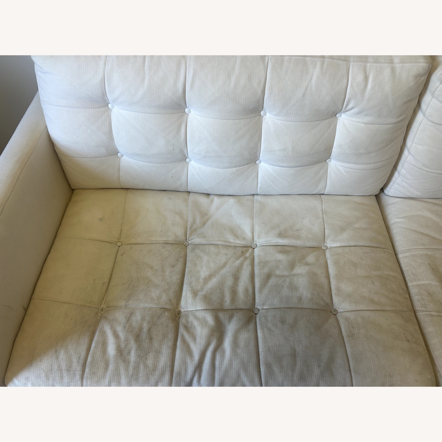 Crate & Barrel Petrie Off-White 3+ Seater Sofa - image-2