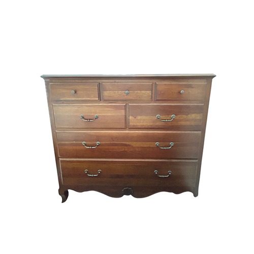 Used Ethan Allen Dark Brown Wood Dresser for sale on AptDeco