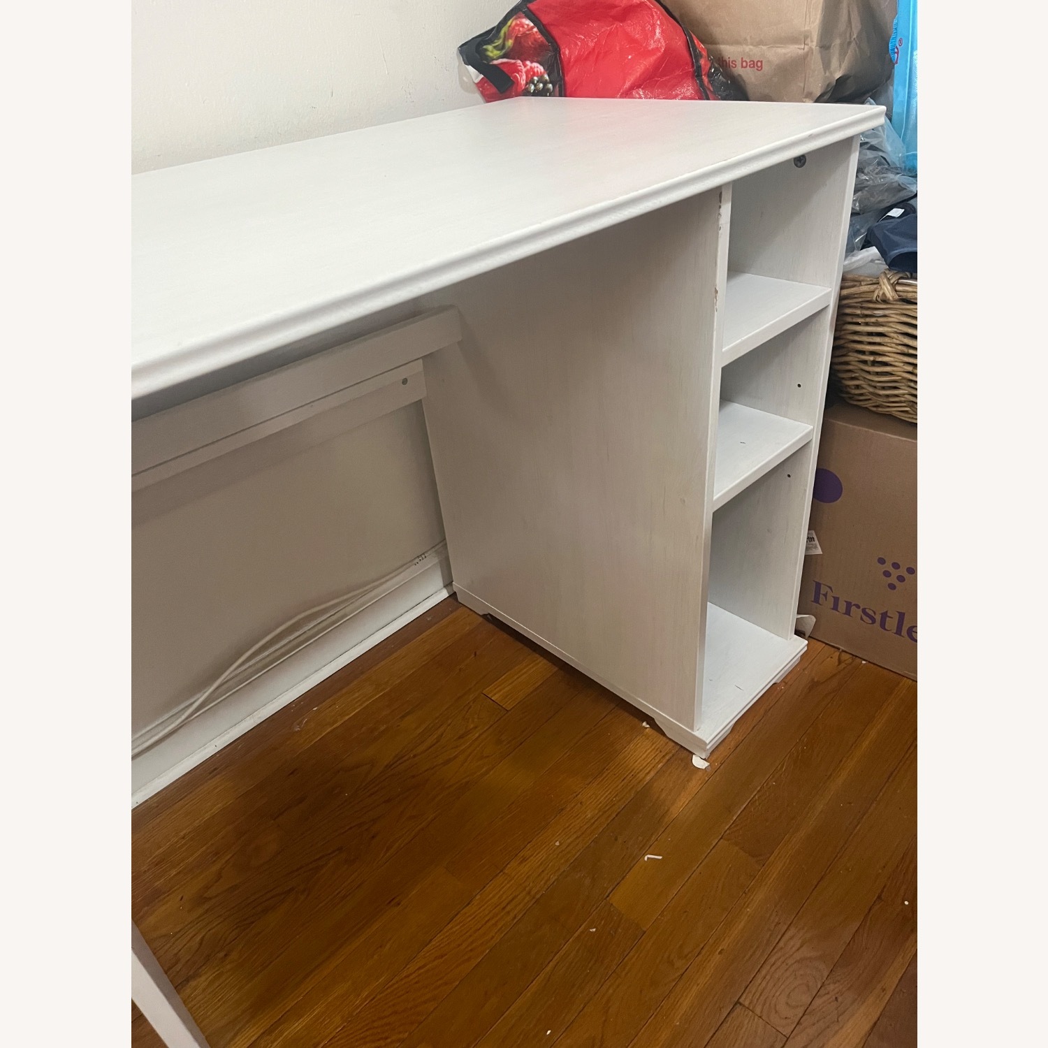 IKEA KALLAX White Desk - image-2