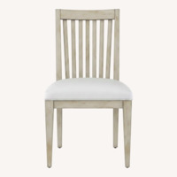 Coleman Furniture Light Gray Wood Dining Chairs