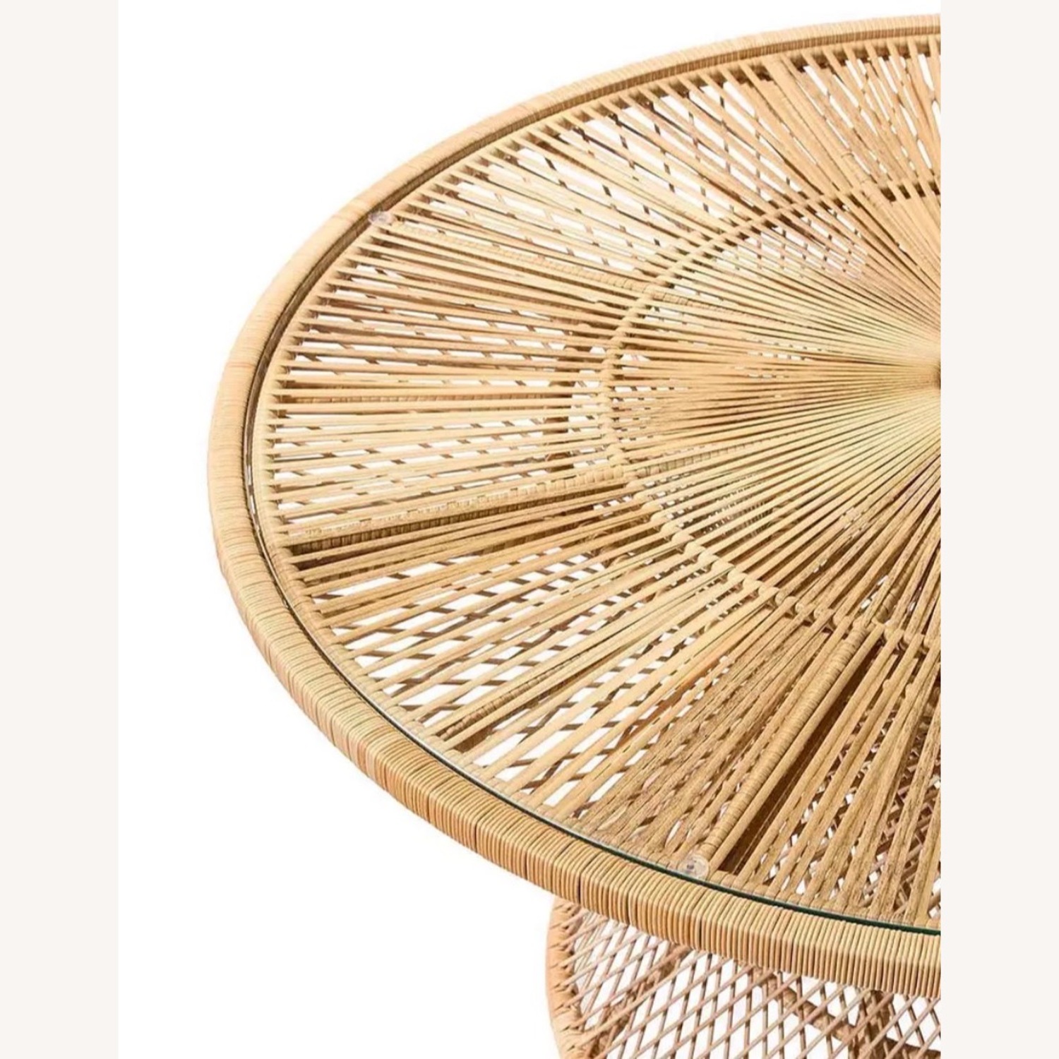 Serena & Lily Blithedale Natural Rattan Dining Table - image-3
