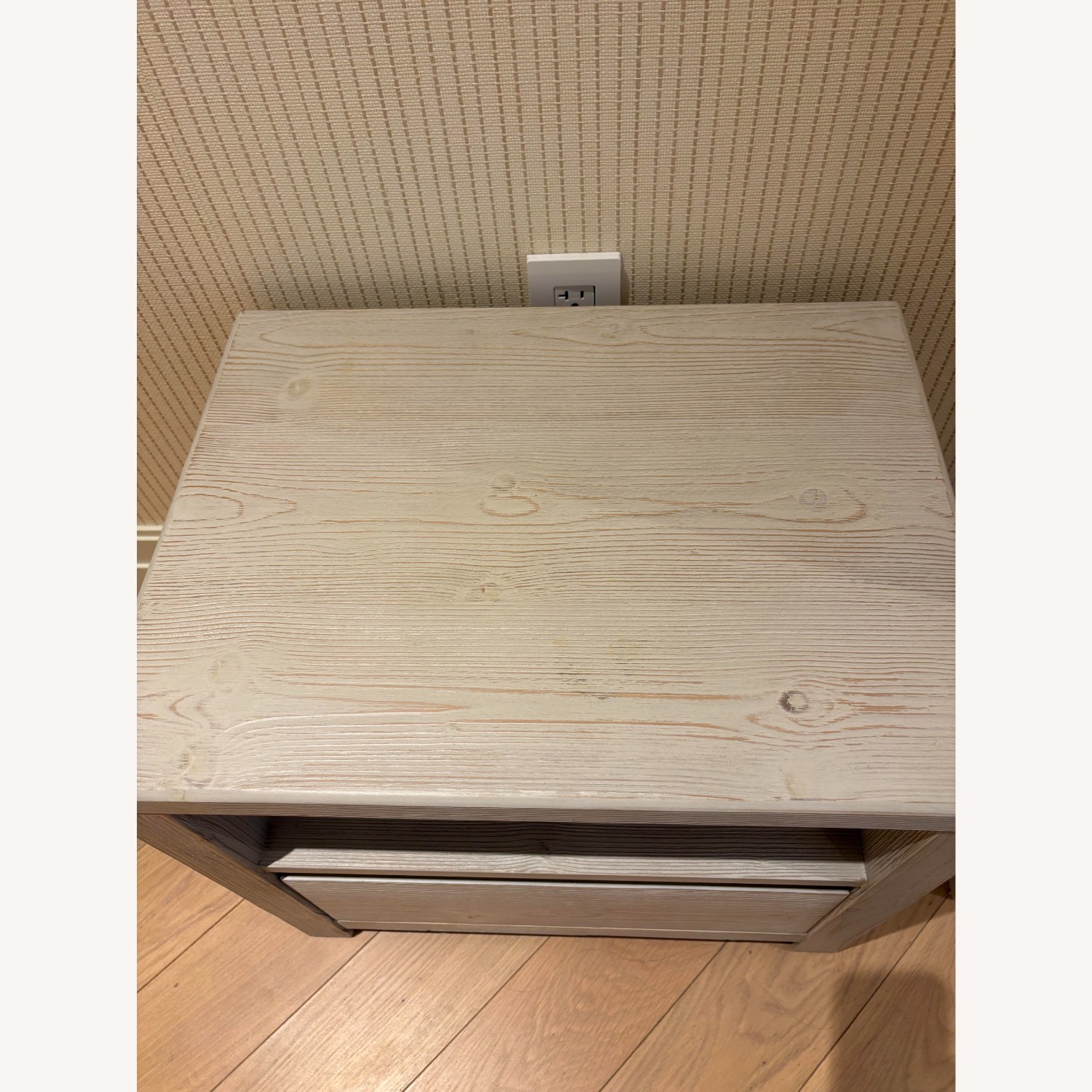 Pottery Barn Teen Costa White Wood Nightstand - image-2