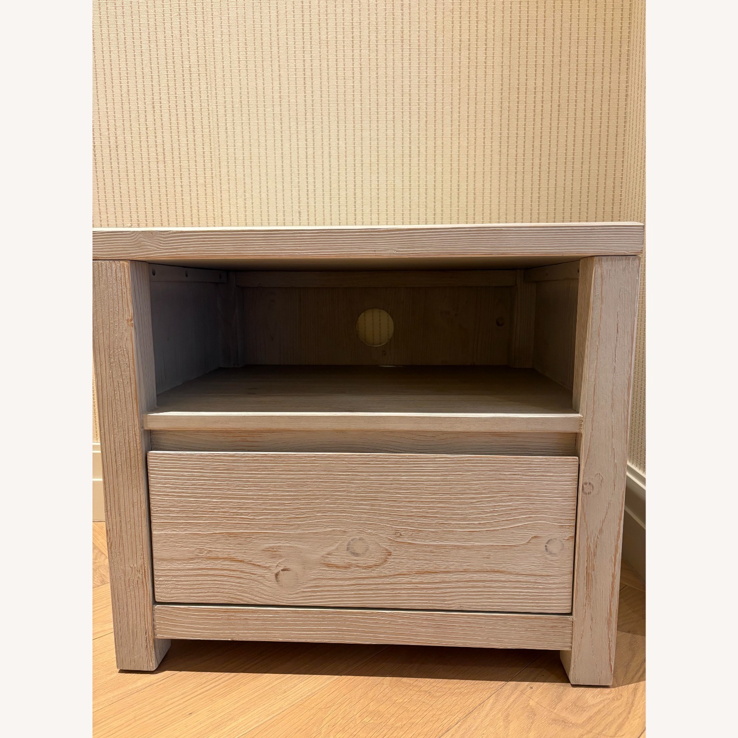 Pottery Barn Teen Costa White Wood Nightstand - image-3
