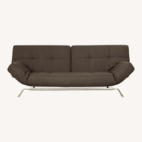 Ligne Roset Smala Dark Gray Fabric 2 Seater Sofa