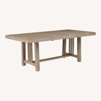 Coleman Furniture Light Gray Wood Dining Table