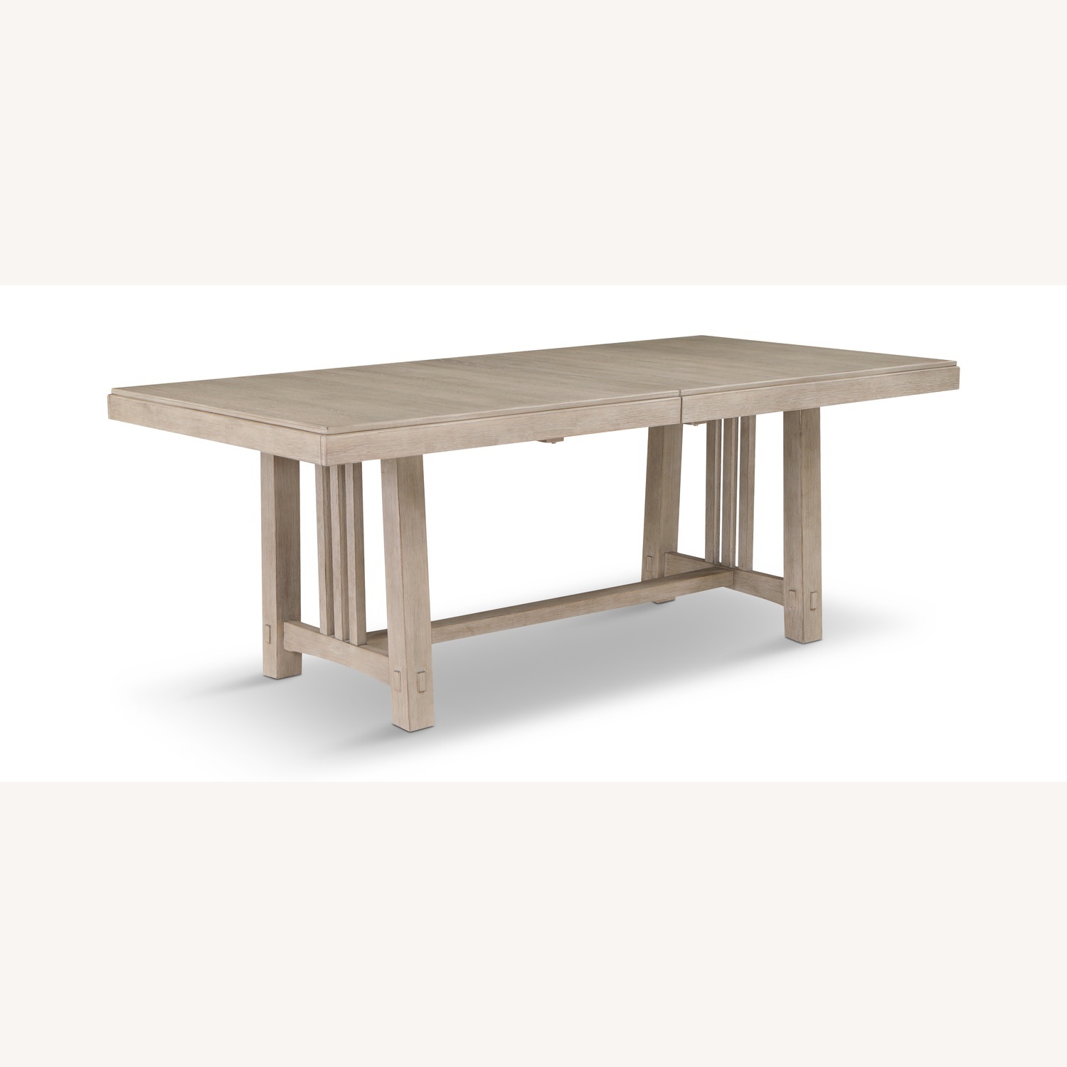 Coleman Furniture Light Gray Wood Dining Table - image-5