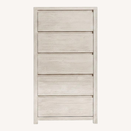 Used Pottery Barn Teen Costa White Wood Dresser for sale on AptDeco