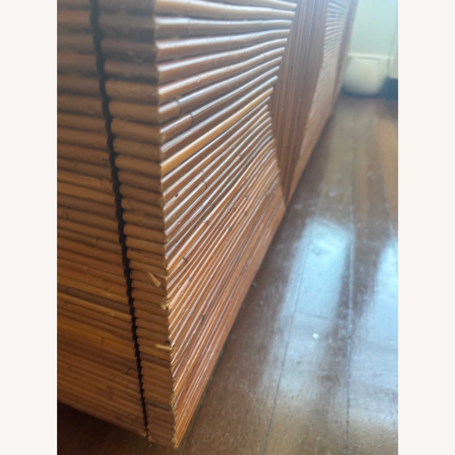 CB2 Reflect Rattan Credenza - image-4