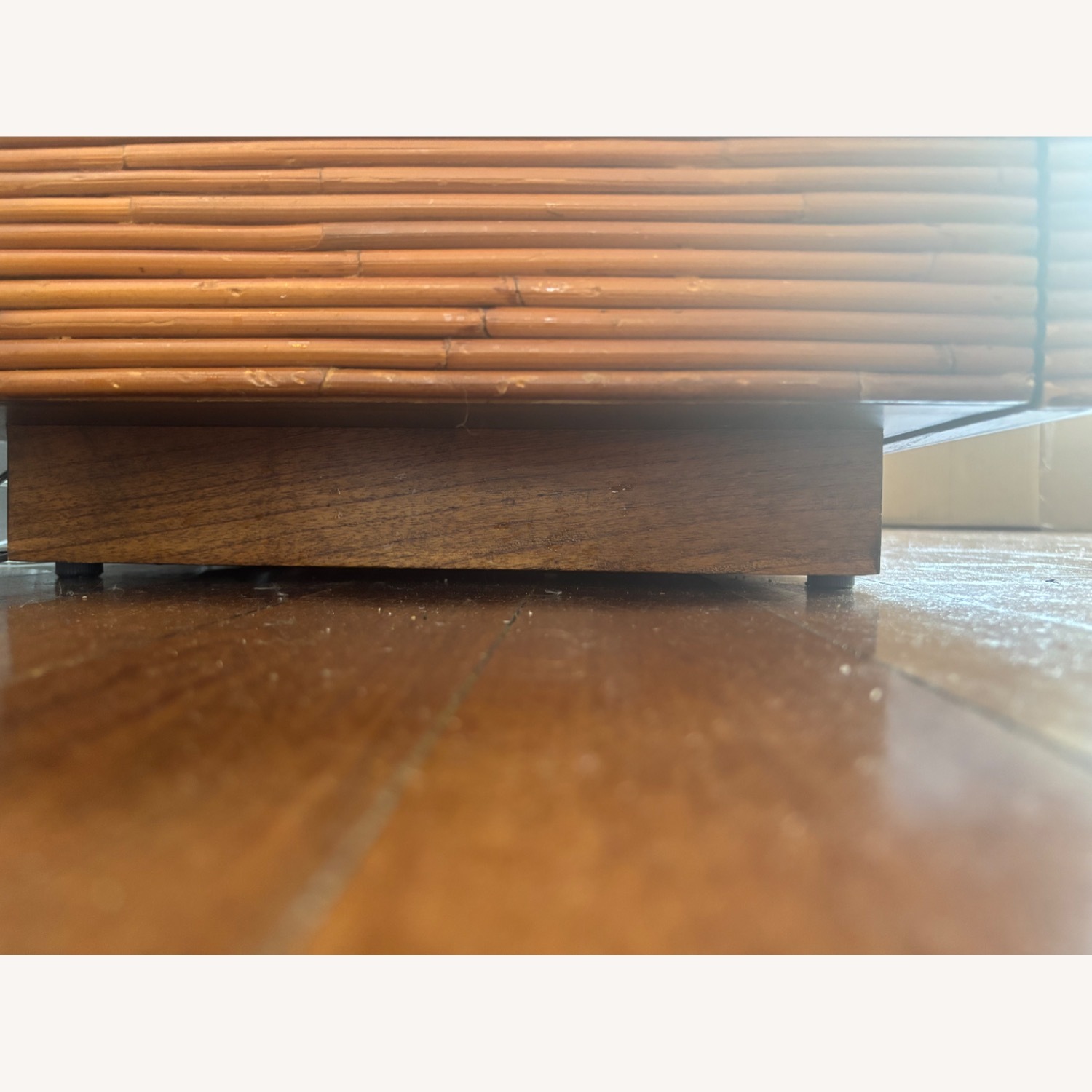 CB2 Reflect Rattan Credenza - image-8