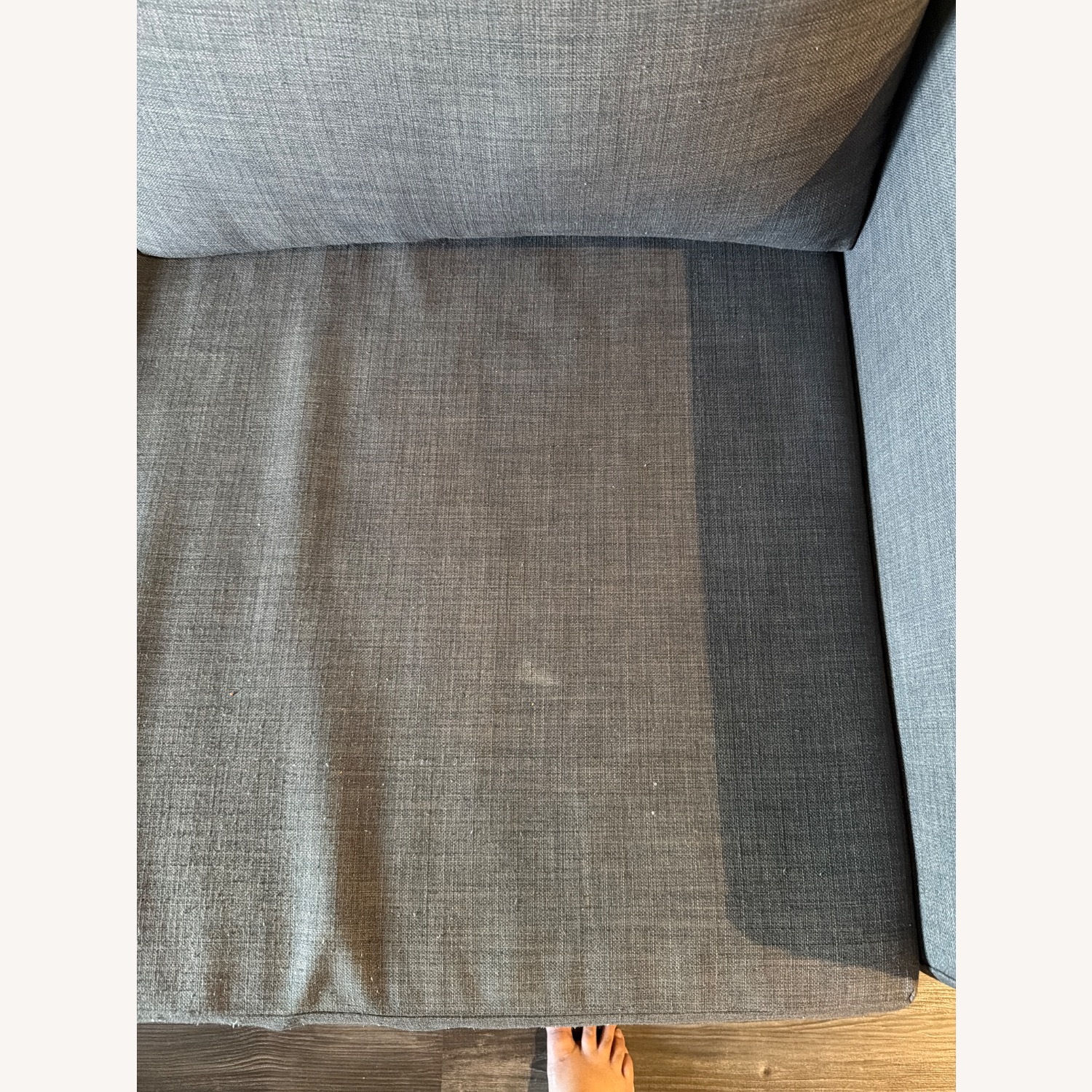 IKEA Friheten Dark Gray Wood Sleeper Sofa - image-2