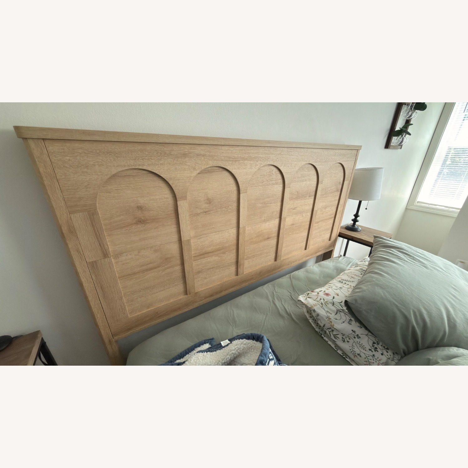 Wood Queen Bed Frame with Under Bed Storage - image-6