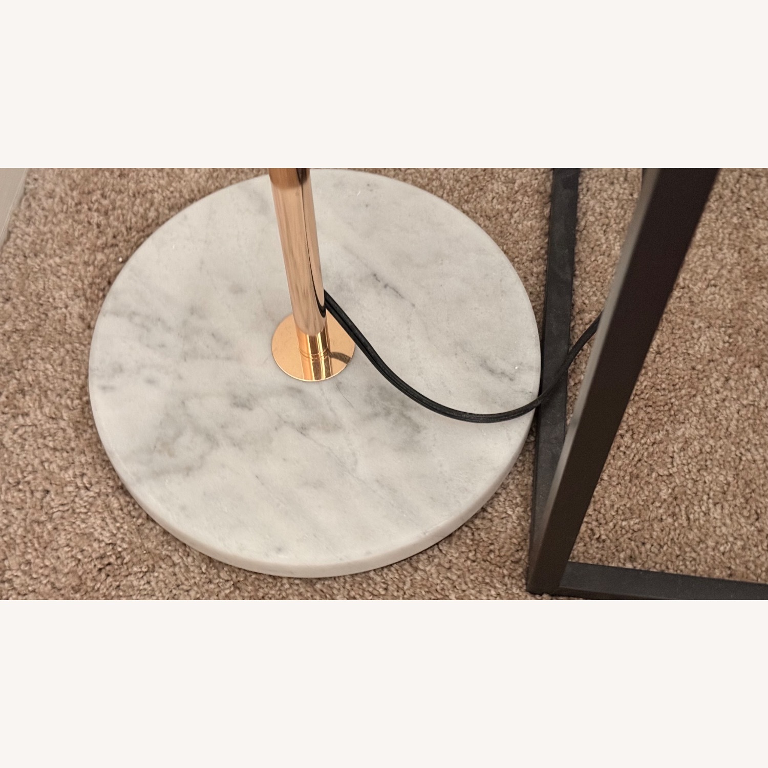 Gold Metal Floor Lamp - image-3