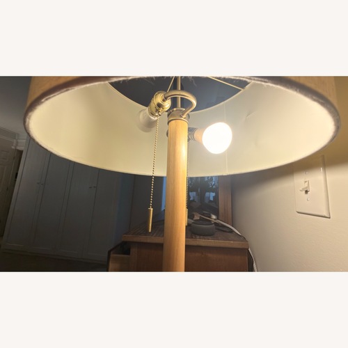 Used Natural Wood Floor Lamp for sale on AptDeco