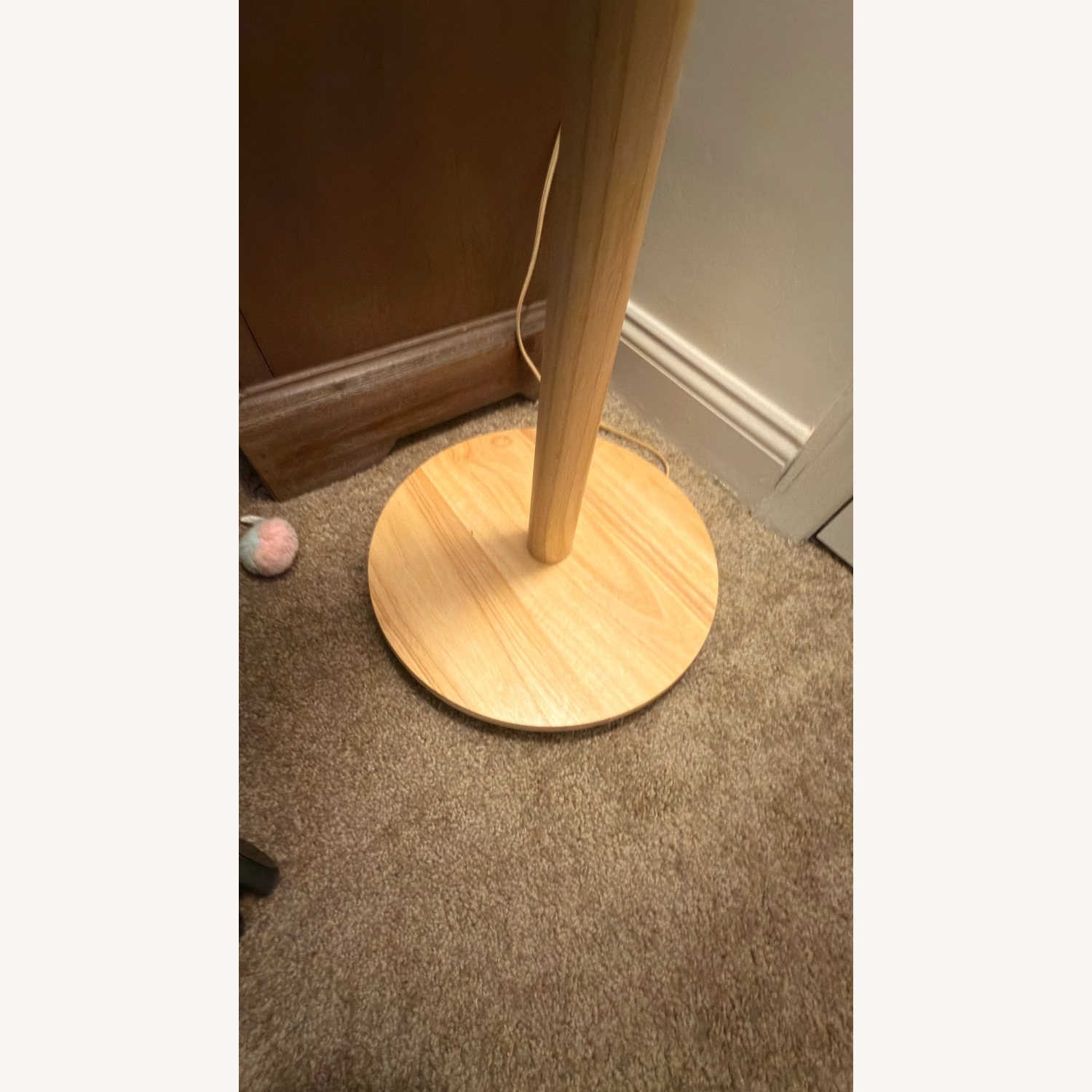 Natural Wood Floor Lamp - image-2