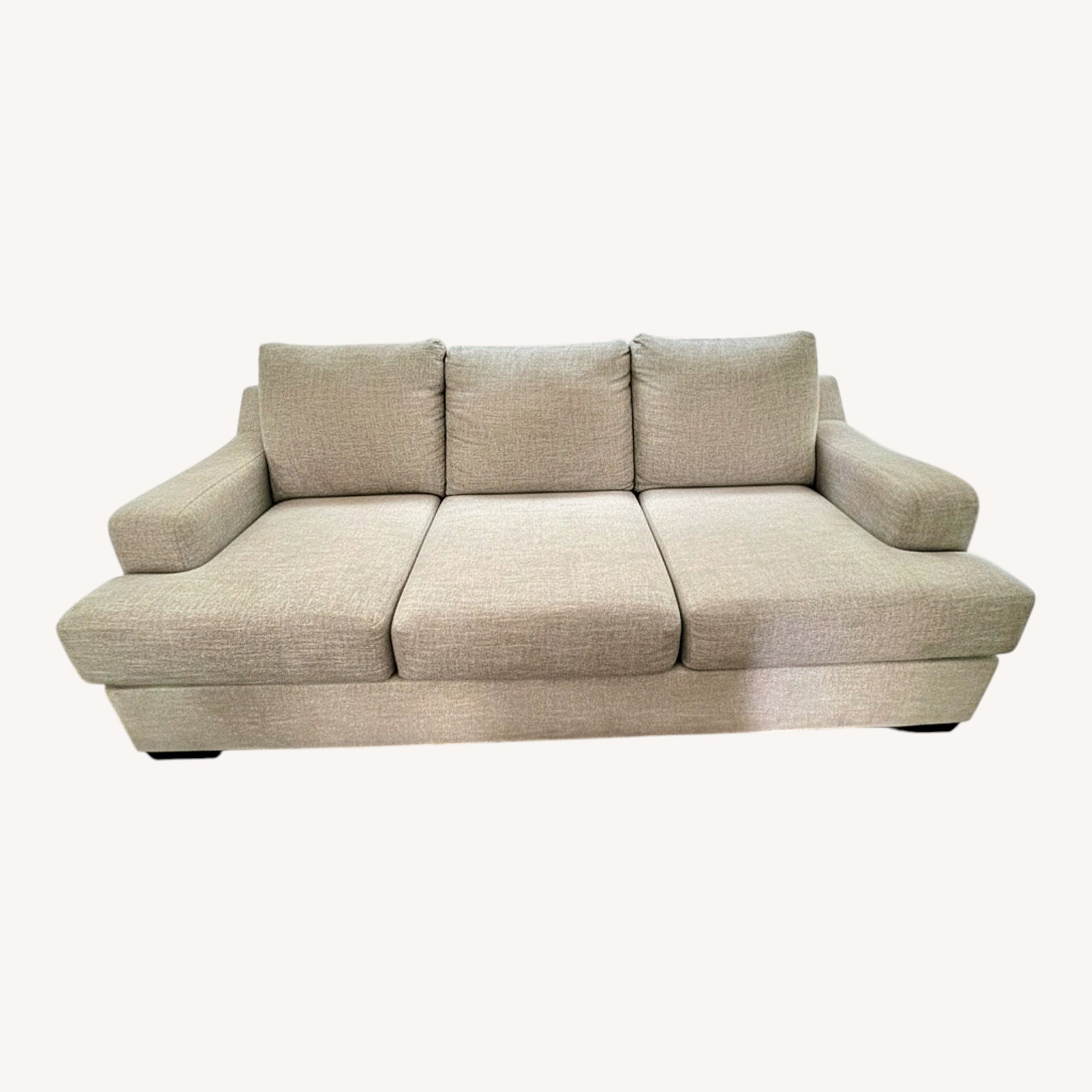 Light Gray Fabric 2 Piece Sectional - image-0