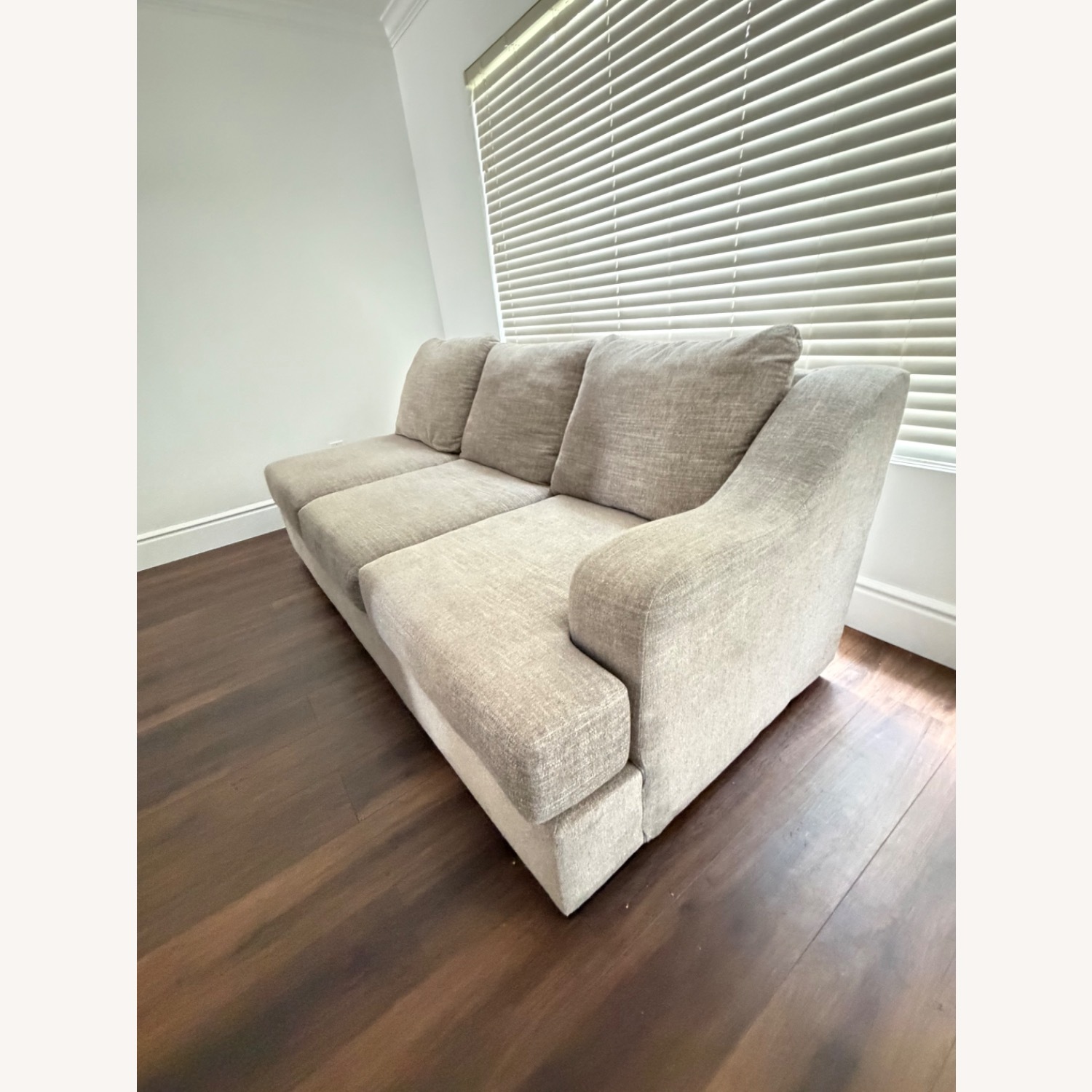 Light Gray Fabric 2 Piece Sectional - image-3