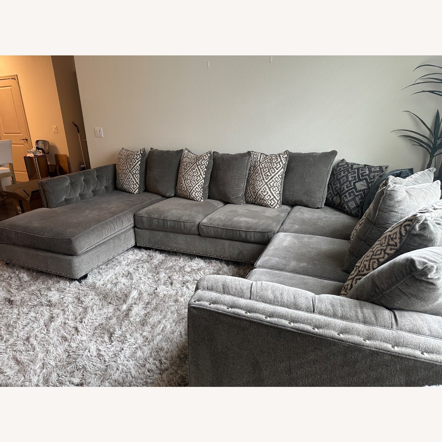 Afw Light Gray 3+ Piece Sectional - image-1