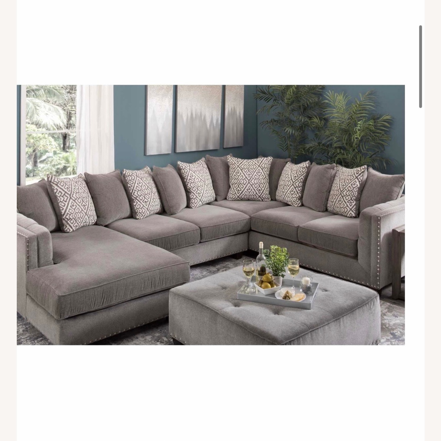 Afw Light Gray 3+ Piece Sectional - image-3