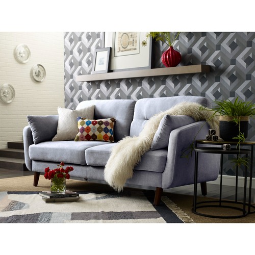 Used Wayfair Elle Decor Chloe 74" Square Arm Sofa for sale on AptDeco