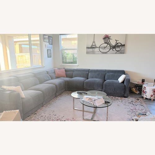 Used Ashley Furniture Glass Coffee Table for sale on AptDeco