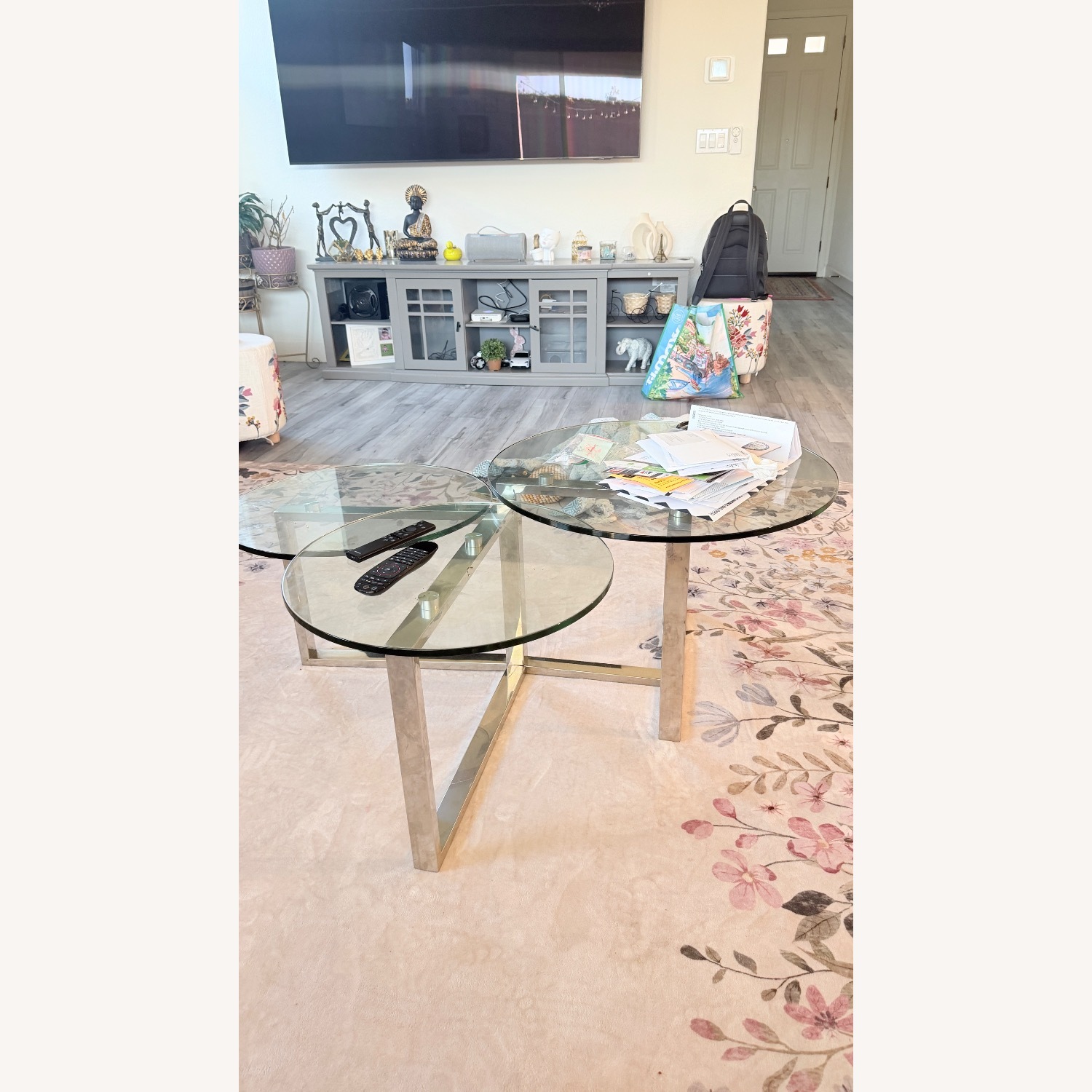 Ashley Furniture Glass Coffee Table - image-3