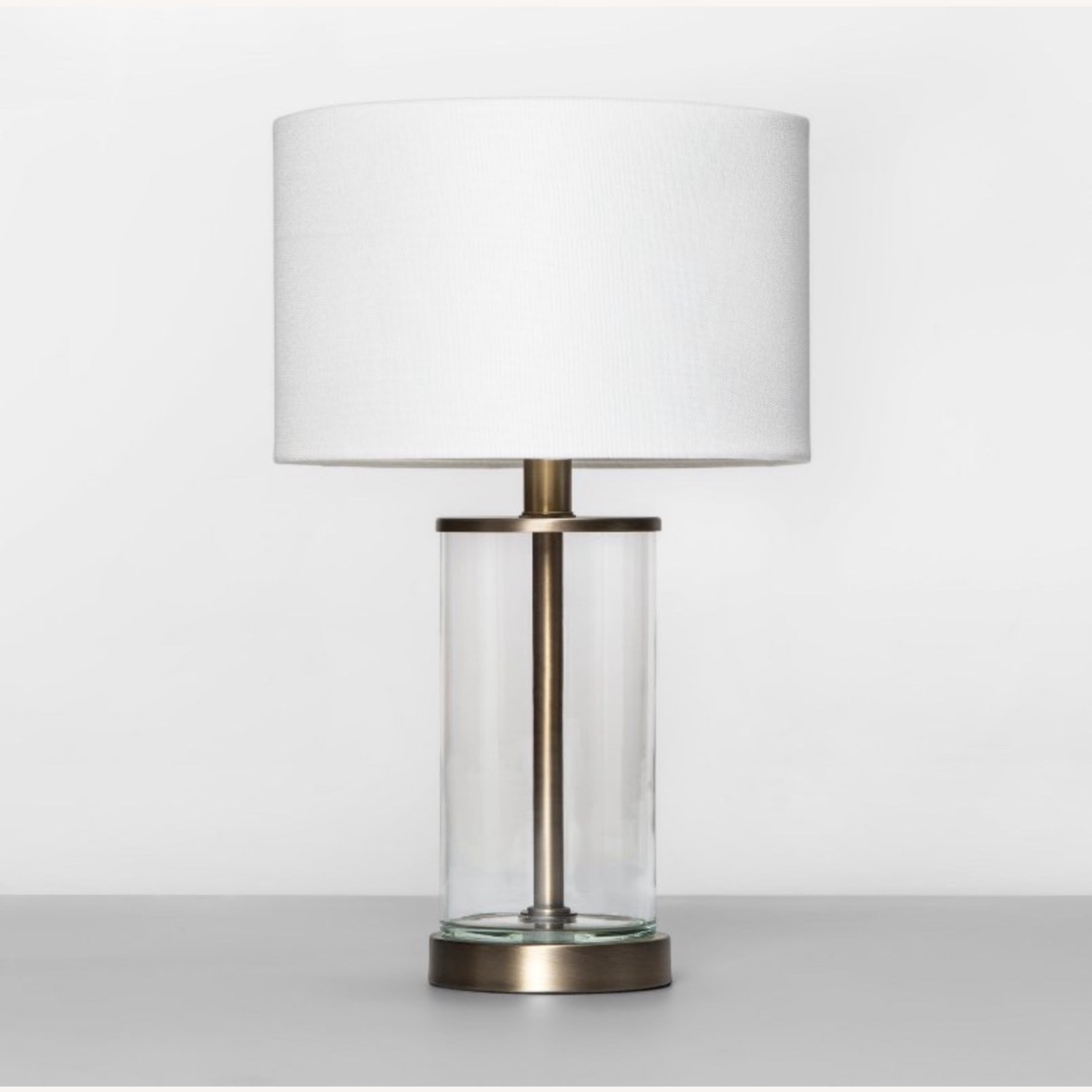 Gold Metal Table Lamp with USB Port - image-4