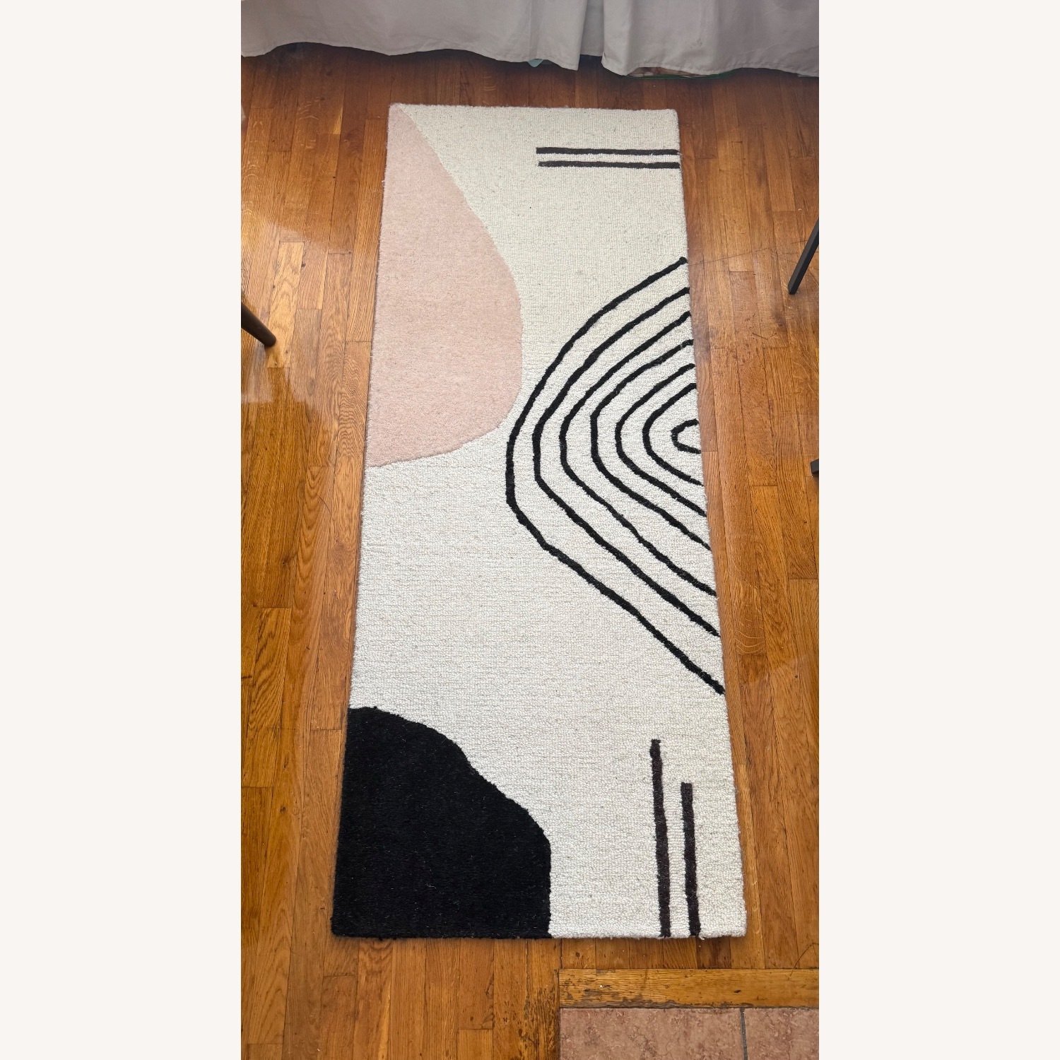 Wayfair Natural Wool Runner Rug 2' x 6' - image-4