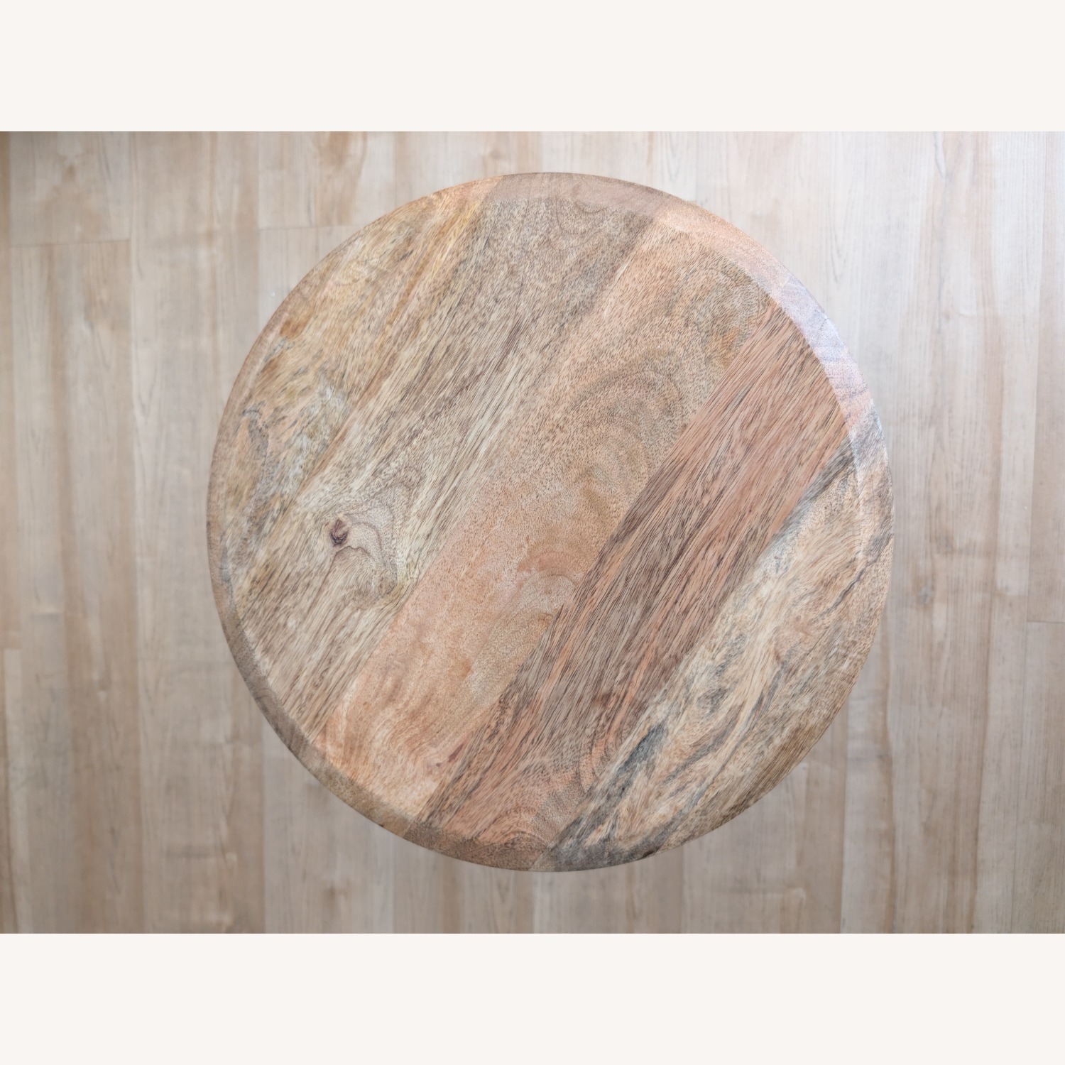 IKEA Wooden And Metal Side Table - image-2