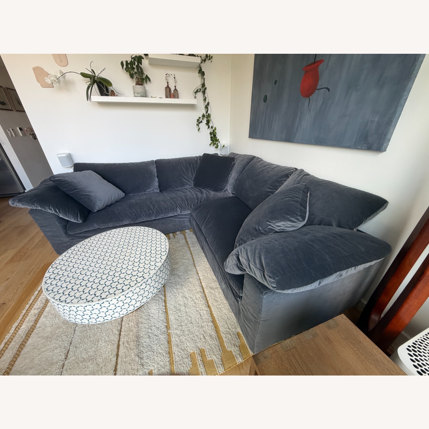 Restoration Hardware Cloud Couch in Twilight - image-3