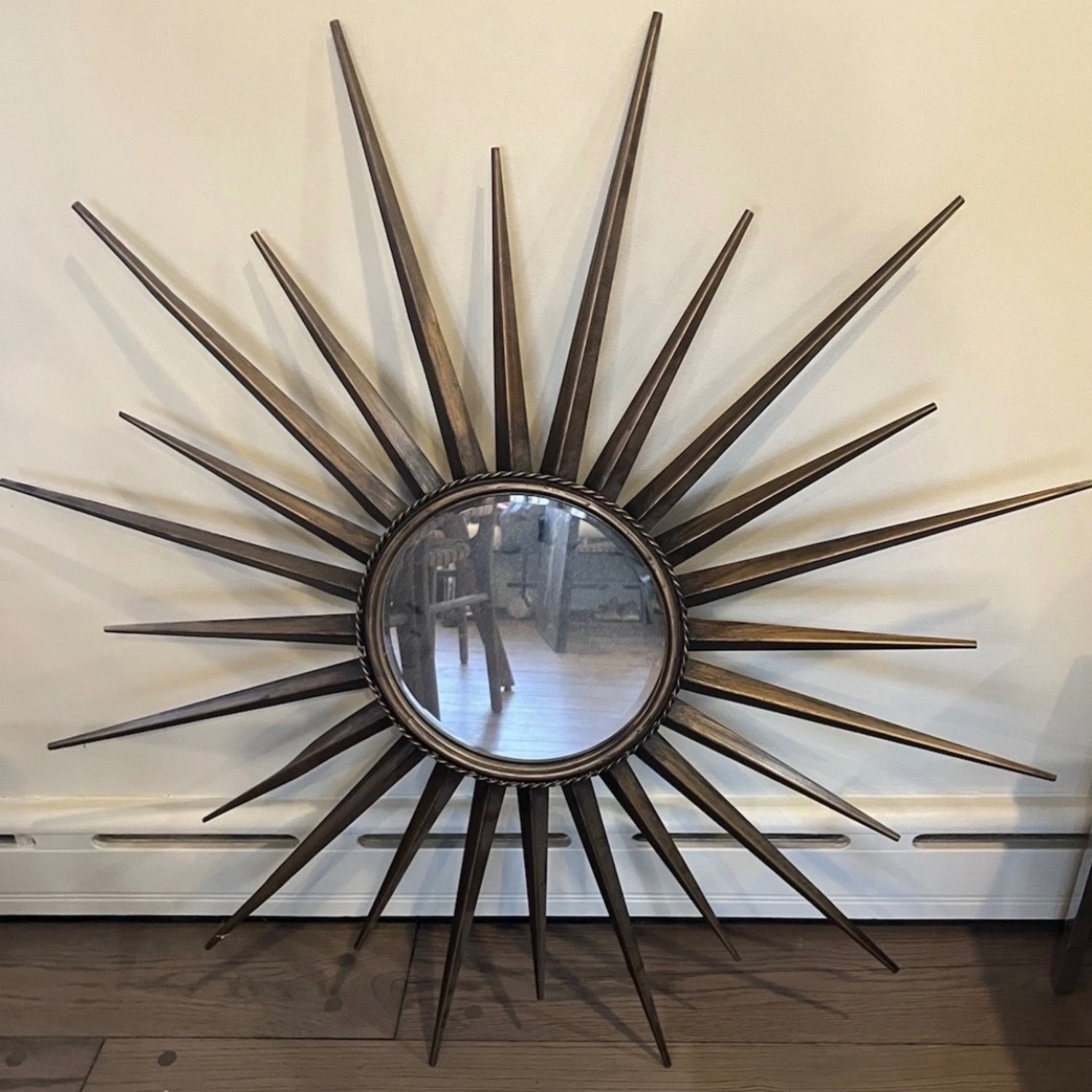 Cooper Classics Bronze Starburst Wall Mirror - image-2