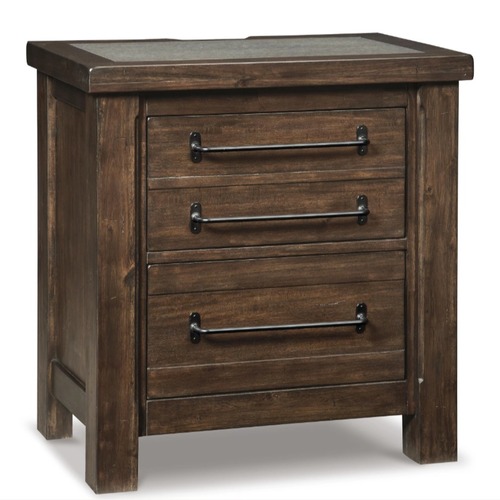 Used Ashley Furniture Starmore 2 Drawer Charging Nightstands for sale on AptDeco