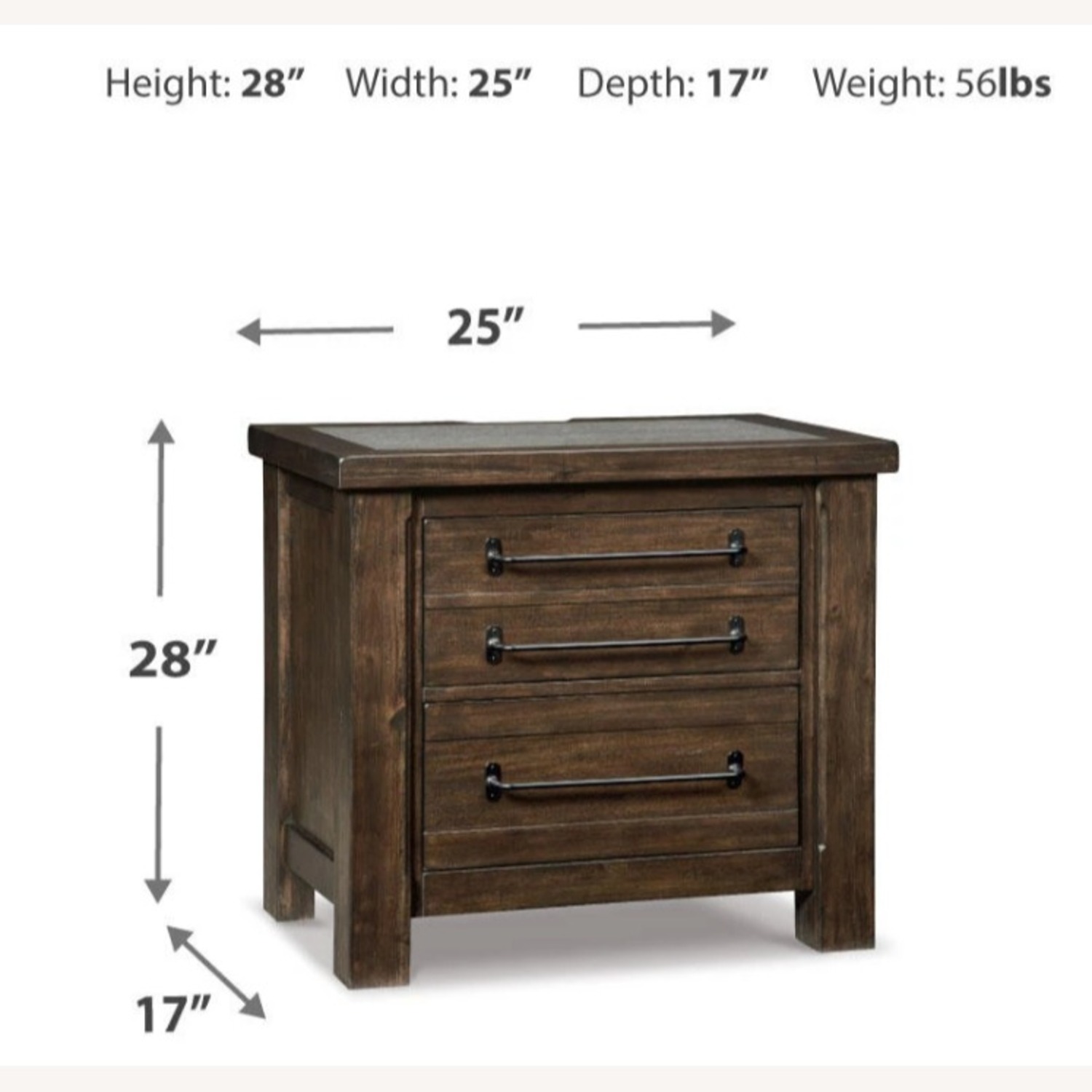Ashley Furniture Starmore 2 Drawer Charging Nightstands - image-2