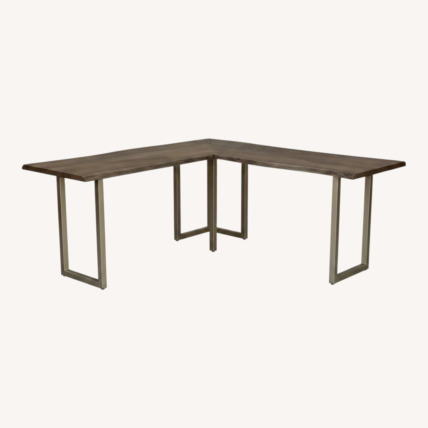 Raymour & Flanigan Marigold Light Brown Wood Desk - image-0