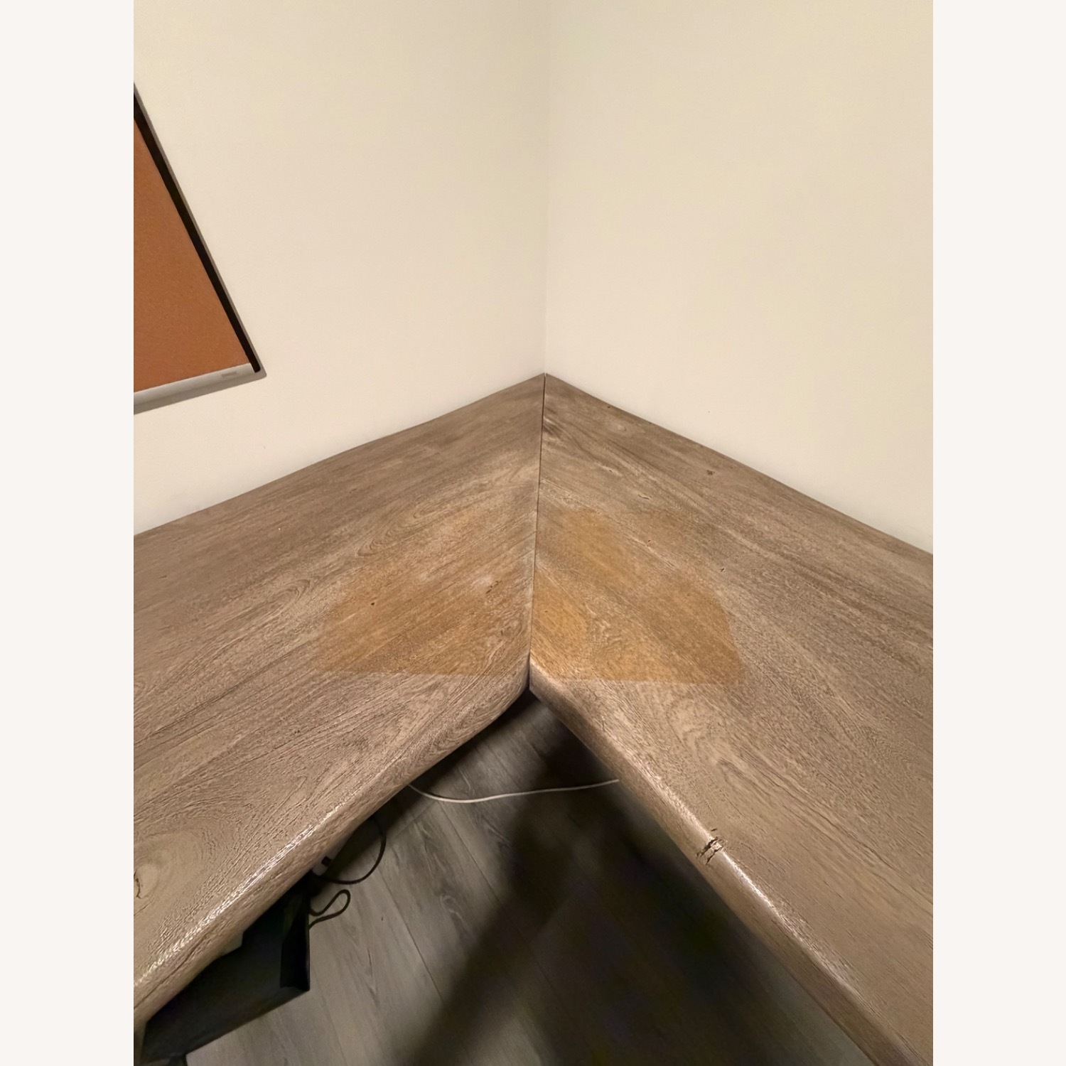 Raymour & Flanigan Marigold Light Brown Wood Desk - image-4