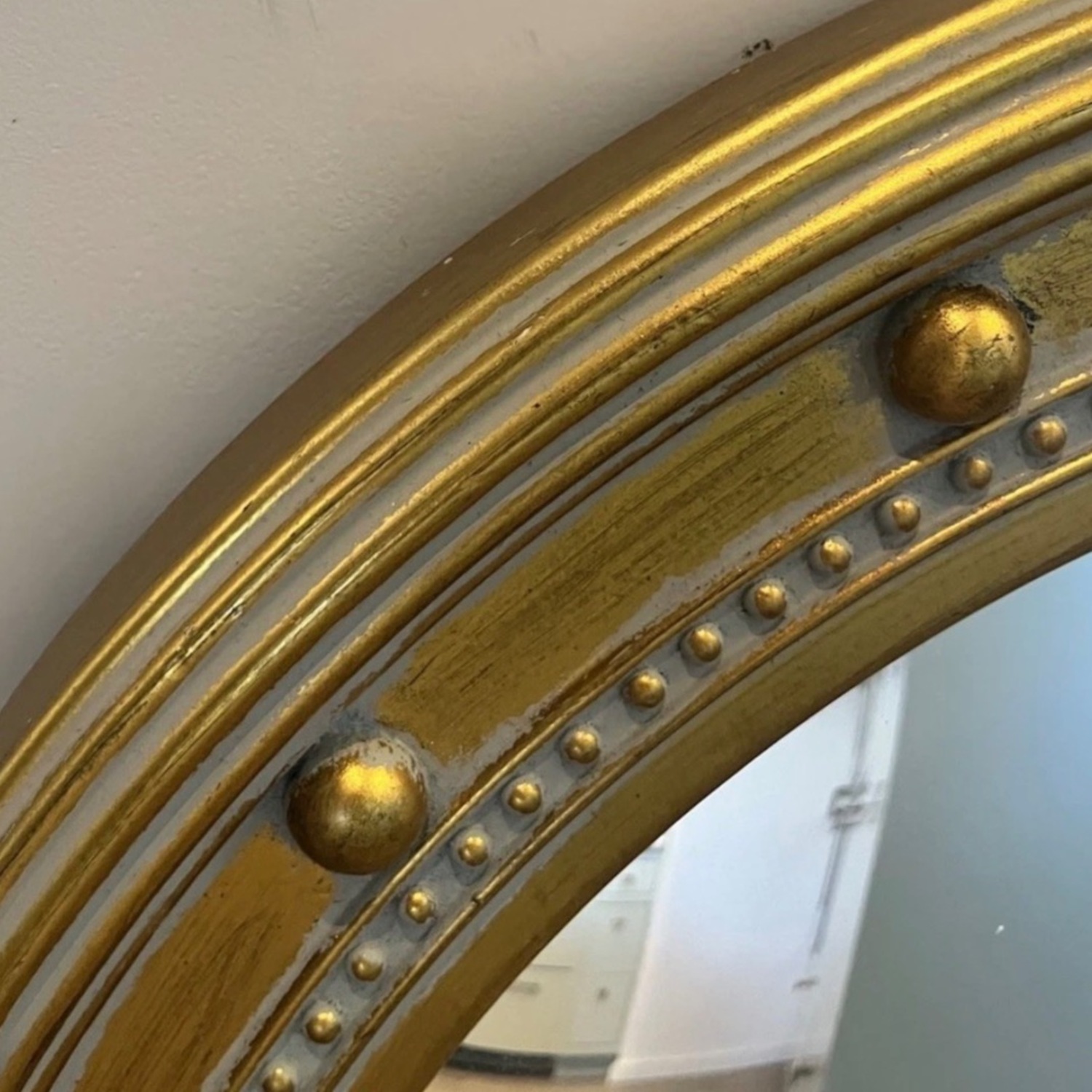 Ballard Designs Gold Convex Mirror - image-3