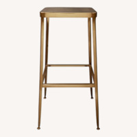 CB2 Flint Gold Bar Stools 2