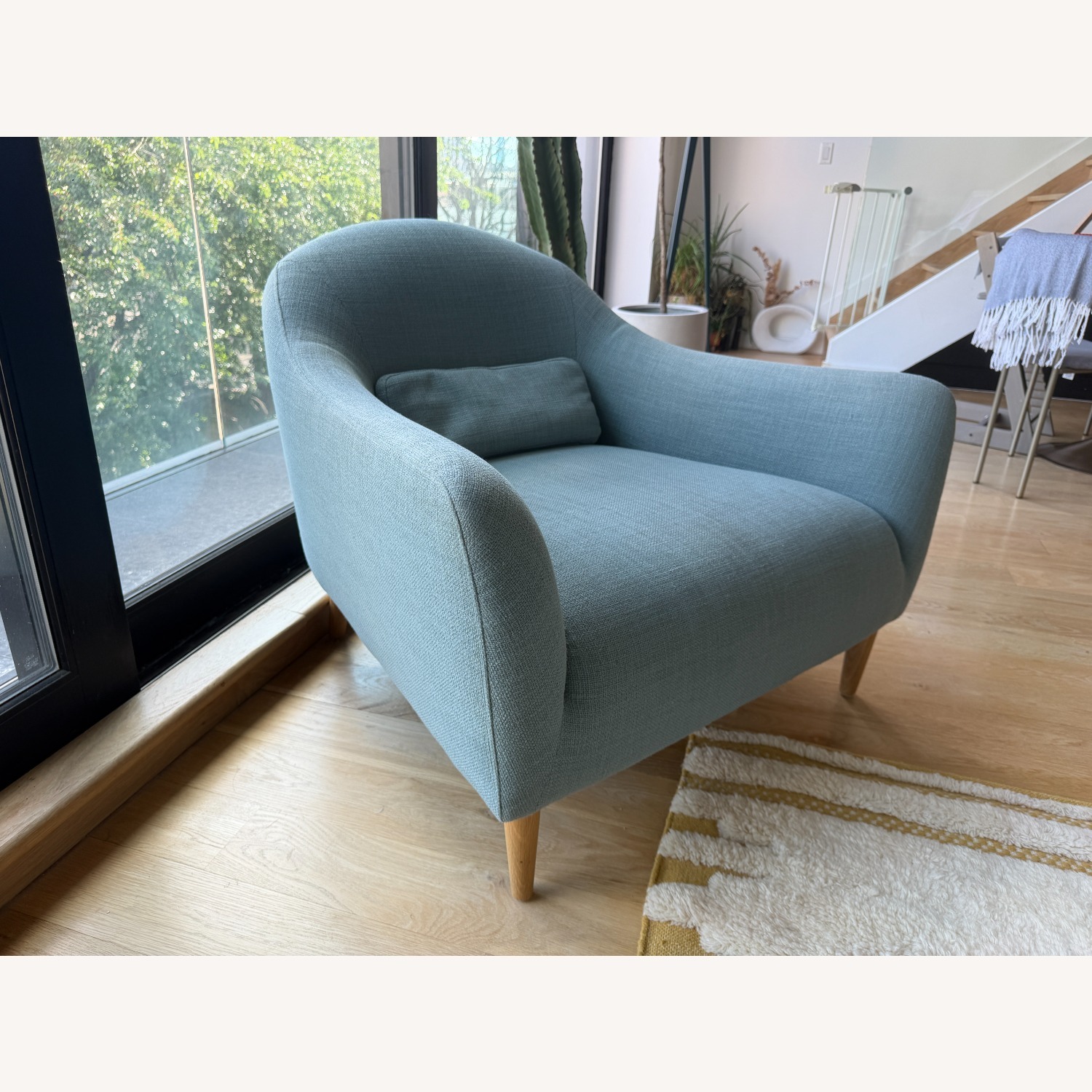 Crate & Barrel Pennie Chair in Green - image-2