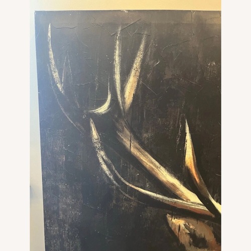 Used Young Buck Deer Oversized Canvas Wall Art  for sale on AptDeco
